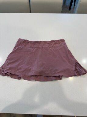 lululemon athletica Dusty Rose Pleated Side Skort